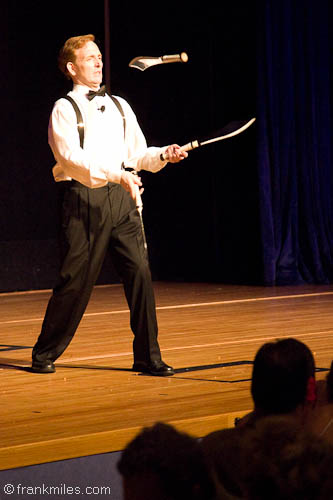 Frank Miles, entertainer, juggler, America's Got Talent