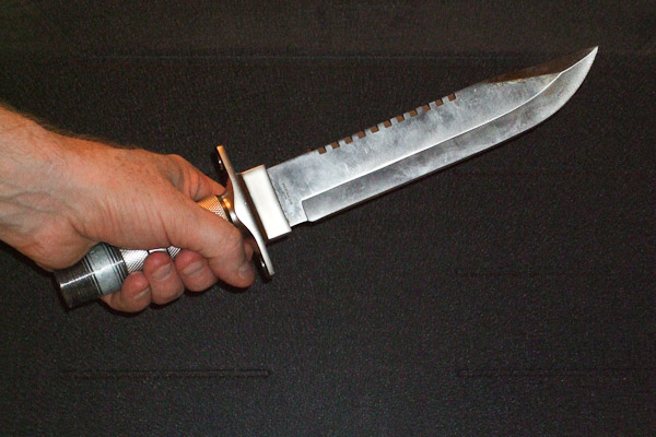 The knife used by Frank Miles on America's Got Talent